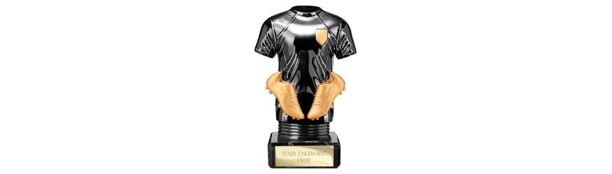 BLACK VIPER FOOTBALL STRIP LEGEND RESIN TROPHY - 5 SIZES - 13.5CM - 21CM BLACK VIPER FOOTBALL STRIP LEGEND RESIN TROPHY - 5 SIZES - 13.5CM - 21CM